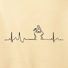 EKG zamilovaný pár