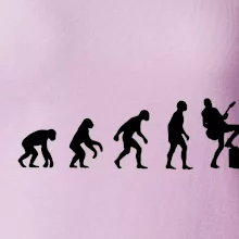 Evolúcia gitarista - noha na kombe