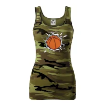 Basketbal lopta v triku Basketbal lopta v triku