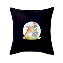 Veľkonočný zajačik tulipány