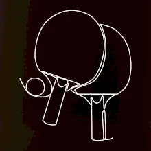 Rakety na stolný tenis jedným ťahom