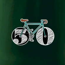 Narodeniny 50 rokov na bicykli