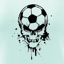 Fotbal lebka splash Fotbal lebka splash