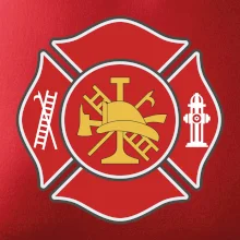 Fire department logo červené Fire department logo červené