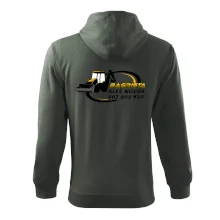 Bagrista v kruhu - vlastný nápis