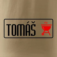 Tričko na grilovanie s vlastným menom Tričko na grilovanie s vlastným menom