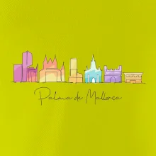 Mallorca - Siluety pamiatok - farebné