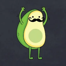 Párové triko - avokádo