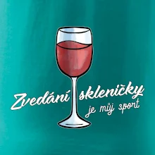 Zdvíhanie pohára je môj šport