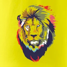 Hlava leva kreslená jednoduchá