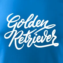 Golden retriever - nápis okrasný