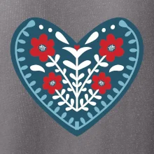 Folklór - srdce modré plné
