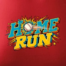 Home run komiksový nápis