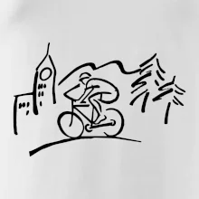 Cyklista na výlete Cyklista na výlete
