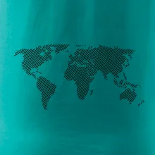 Mapa sveta odtlačok