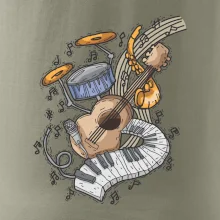 Hudobné nástroje v notách