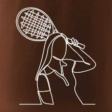 Tenistka jedným ťahom