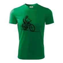 MTB kreslený cyklista MTB kreslený cyklista