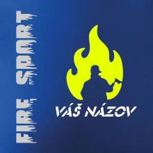 Hasiči - oheň - Váš názov - Prsník + chrbát