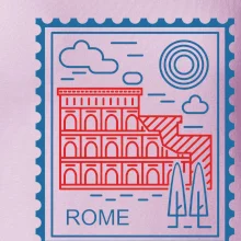 Rím známka jednoduchá