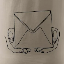 Obálka pôšták jedným ťahom