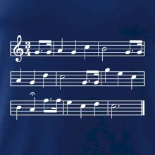 Veľa šťastia zdravia - noty