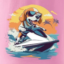 Bígel na vodnom skútri