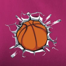 Basketbal lopta v triku