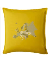 Mapa Európy - srdce v Ukrajine