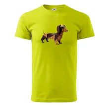 Jazvečík - zlepený z papiera