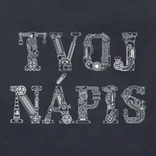 Steampunk vlastný nápis