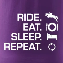 Ride Eat Sleep Repeat Kôň