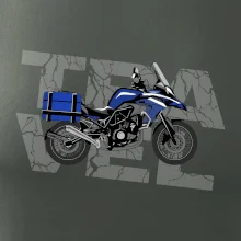 Cestovná enduro modrá