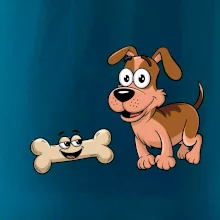 Parové tričko - Pes a kosť