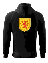 Škótsky lev na hrudi