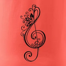 Husľový kľúč kvety