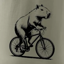 Kapybara na kole černá