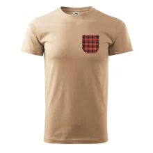 Flanelové triko červené