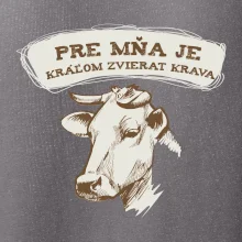 Pre mňa je kráľom zvierat krava