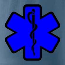 Rescue - Hviezda na prsníku + nápis na chrbte Rescue - Hviezda na prsníku + nápis na chrbte