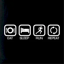 Eat sleep run repeat v rade Eat sleep run repeat v rade