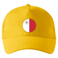 Vlajka Malta okrúhla veľká