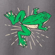 Žaba zelená kreslená