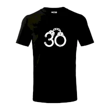 Narodeninové tričko pre policajta - putá 30