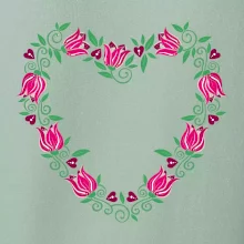 Červené tulipánové srdiečko (Pecka design) Červené tulipánové srdiečko (Pecka design)