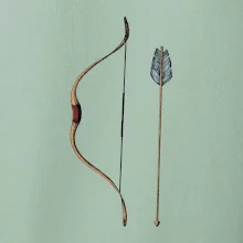 Lúk a šíp kresba Lúk a šíp kresba