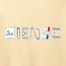 Science věda nápis