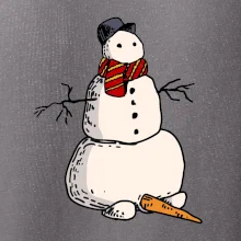 Snehuliak so spadnutým nosom