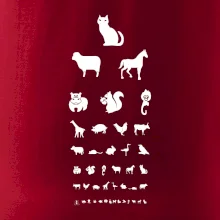 Očný test zvieratká