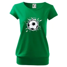 Futbalová lopta v triku Futbalová lopta v triku